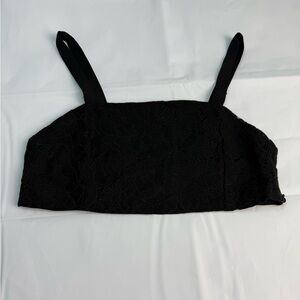 Zara Elegant Black Lace Tank Top